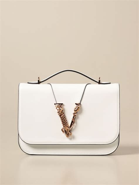 all white versace purse|Versace purse price.